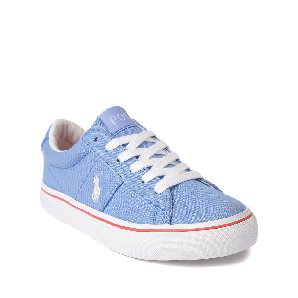Sayer Sneaker by Polo Ralph Lauren - Little Kid - Blue / Coral | Journeys