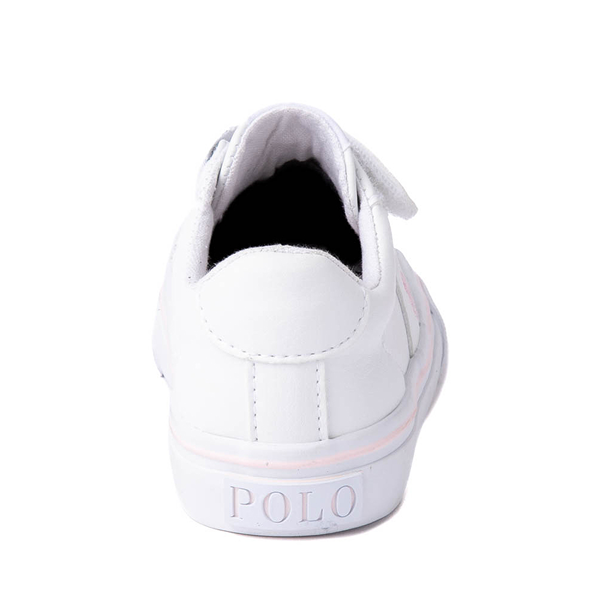 alternate view Sayer PS Sneaker by Polo Ralph Lauren - Little Kid - White / Light PinkALT4