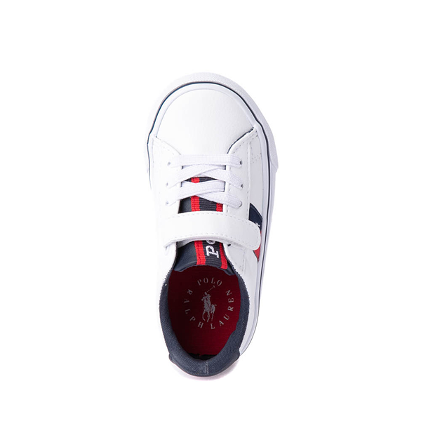 alternate view Westscott PS Sneaker by Polo Ralph Lauren - Little Kid - White / Navy / RedALT2