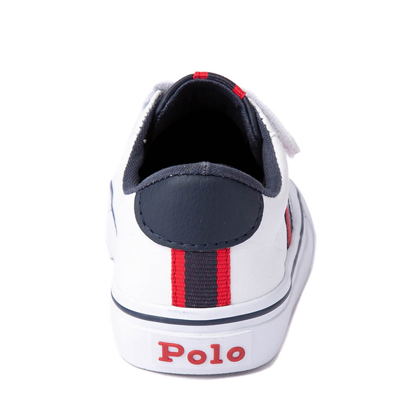 alternate view Westscott PS Sneaker by Polo Ralph Lauren - Little Kid - White / Navy / RedALT4