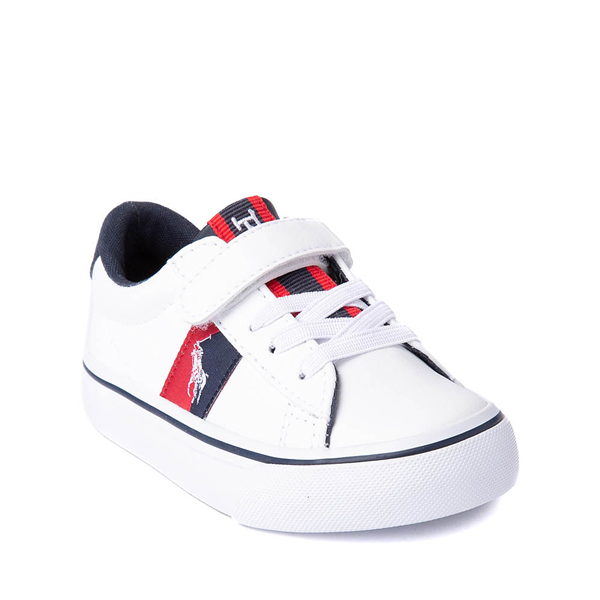 alternate view Westscott PS Sneaker by Polo Ralph Lauren - Little Kid - White / Navy / RedALT5