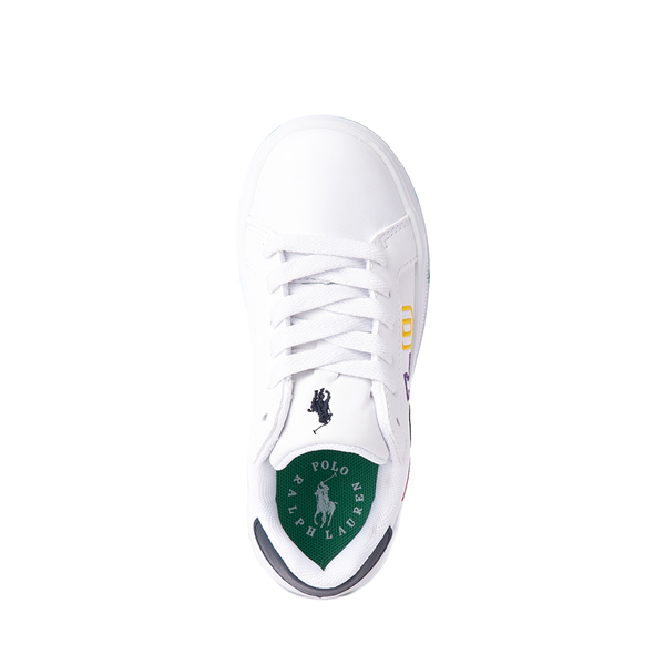 alternate view Heritage Court II Graphic Sneaker by Polo Ralph Lauren - Big Kid - White / MulticolorALT2