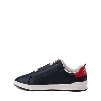 Alternate view of Heritage Court II Slip-On Sneaker by Polo Ralph Lauren - Big Kid - Navy / Red