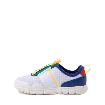 Alternate view of Barnes Sneaker by Polo Ralph Lauren - Little Kid - White / Blue / Green / Yellow