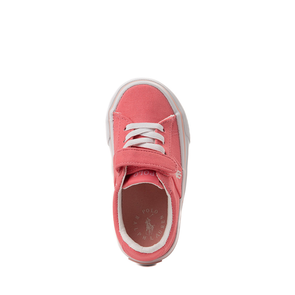 alternate view Sayer PS Sneaker by Polo Ralph Lauren - Toddler - Coral / PeachALT2