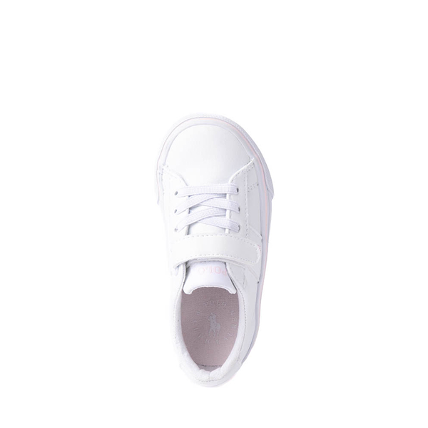 alternate view Sayer PS Sneaker by Polo Ralph Lauren - Baby / Toddler - White / Light PinkALT2