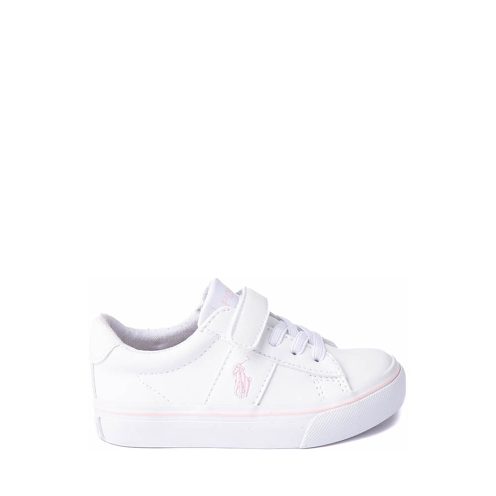Sayer PS Sneaker by Polo Ralph Lauren - Baby / Toddler - White / Light Pink