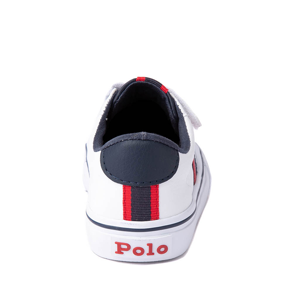 alternate view Westscott PS Sneaker by Polo Ralph Lauren - Baby / Toddler - White / Navy / RedALT4