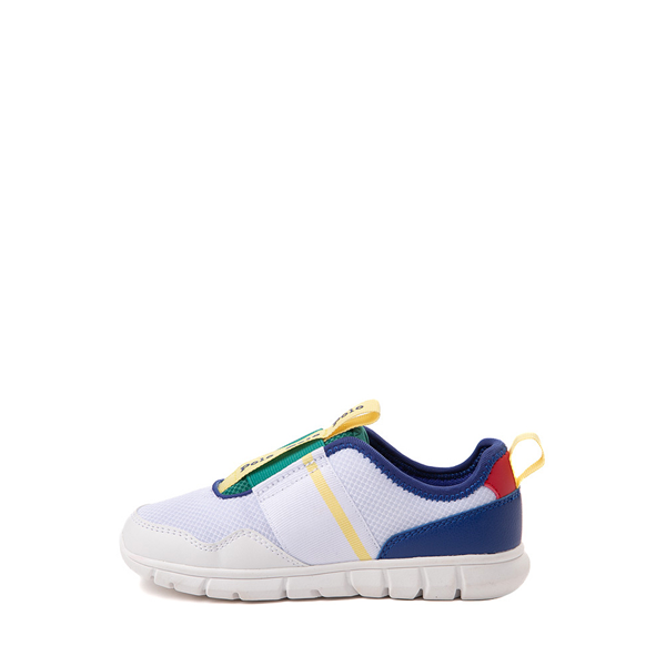 alternate view Barnes Sneaker by Polo Ralph Lauren - Baby / Toddler - White / Blue / Green / YellowALT1