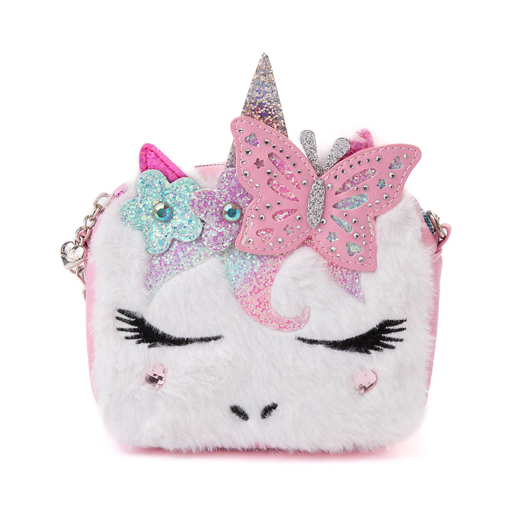 Unicorn Fuzzy Crossbody Bag - Bubblegum / Multicolor