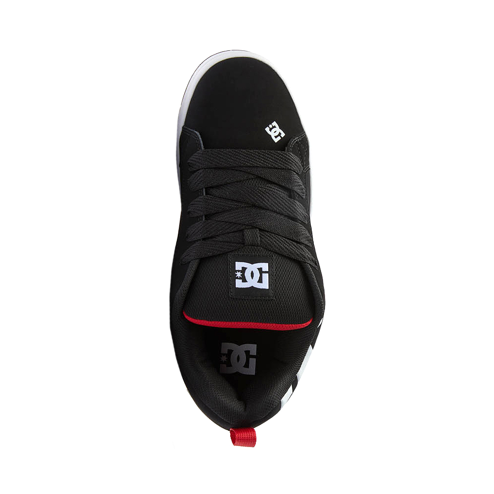 Mens DC Court Graffik Skate Shoe Black / White / Red Journeys