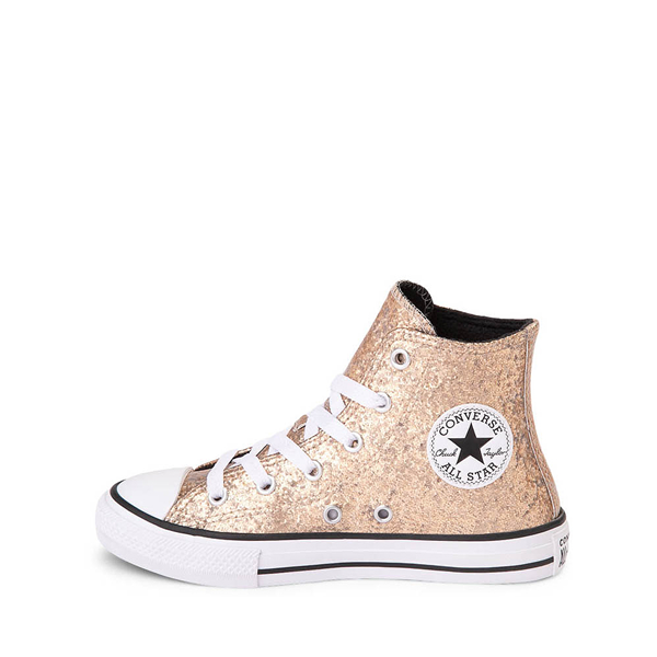 Converse Chuck Taylor All Star Hi Glitter Sneaker - Little Kid Gold