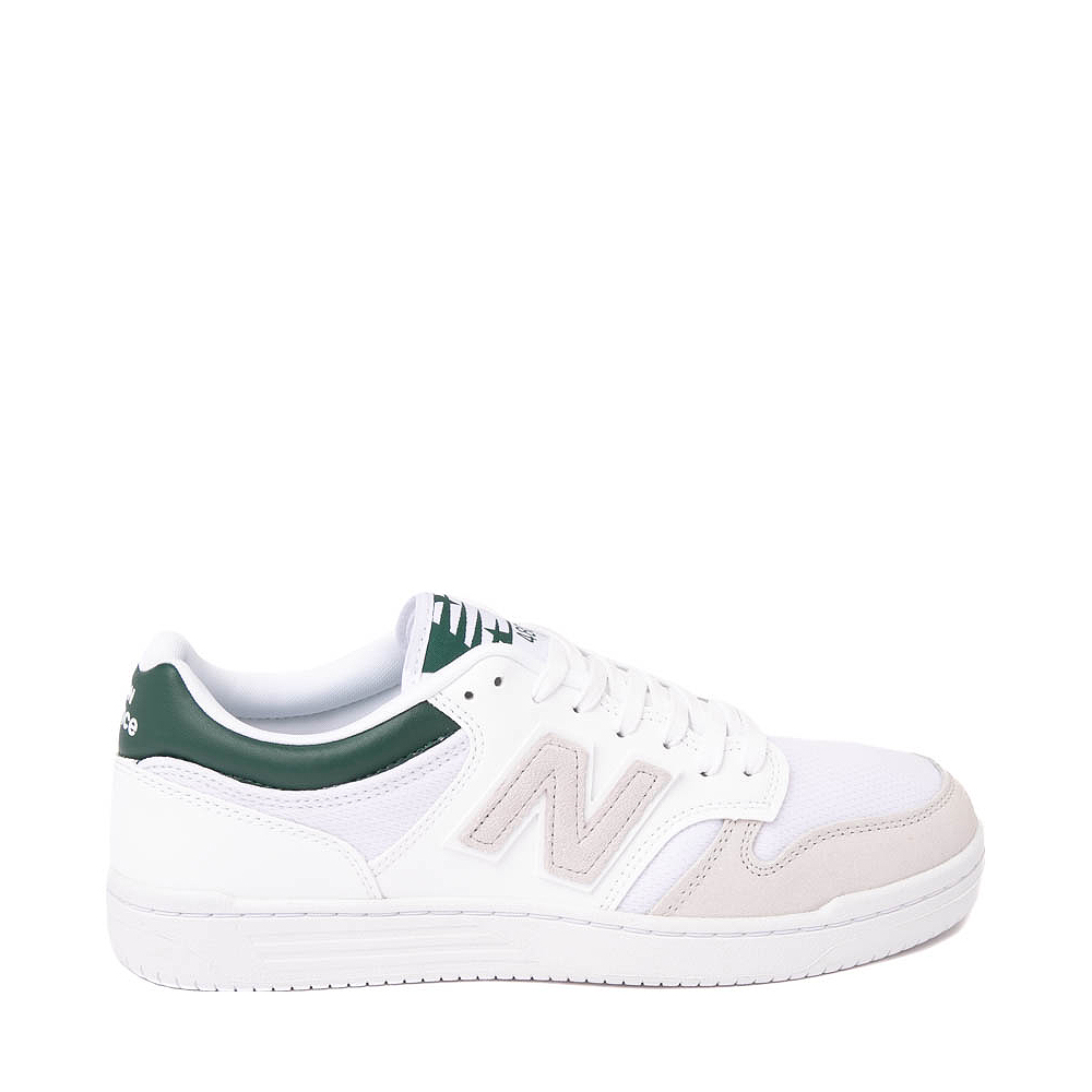 New Balance 480 Athletic Shoe - White / Nightwatch Green