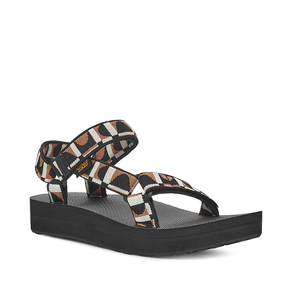 Womens Teva Midform Universal Sandal - Bounce Black / Lion | Journeys