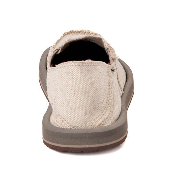 alternate view Sanuk Sidewalk Surfer® Slip On Casual Shoe - Little Kid / Big Kid - NaturalALT4