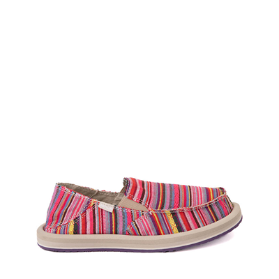 Sanuk, Shoes, Sanuk Cataway Pinkgrey Striped Shoes Sz 2