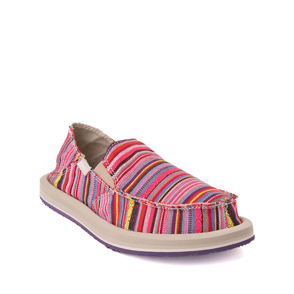 Sanuk Sidewalk Surfer® Blanket Slip On Casual Shoe - Little Kid / Big Kid -  Purple / Multicolor