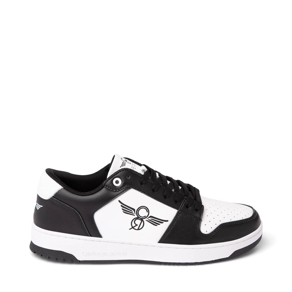 Mens Creative Recreation Dion Low Sneaker - Black / White