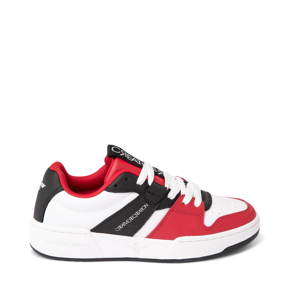 Womens Creative Recreation Janae Sneaker - White / Black / Red