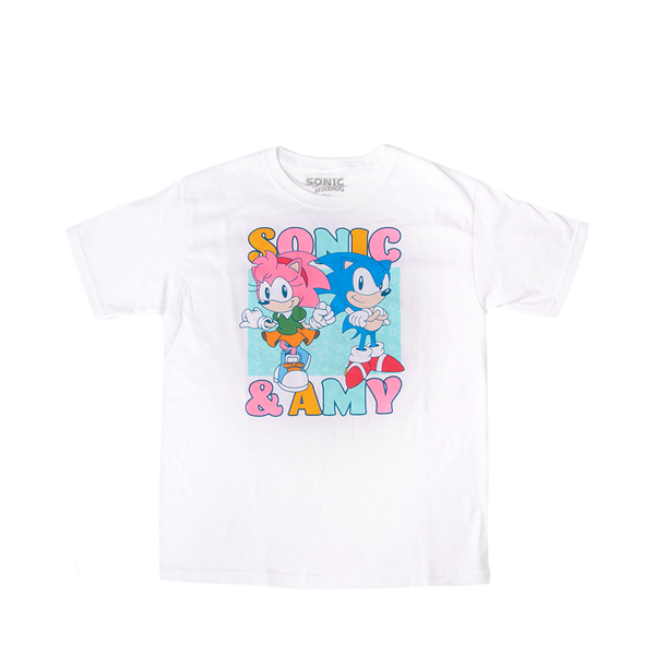 alternate view Sonic The Hedgehog™ Sonic & Amy Tee - Little Kid / Big Kid - WhiteALT2