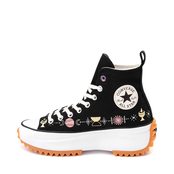 alternate view Converse Run Star Hike Platform Boho Embroidery Sneaker - BlackALT1
