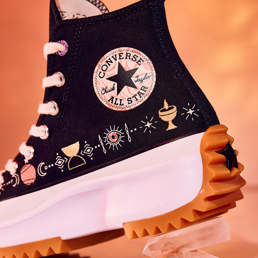 Converse Chuck Taylor All Star Hi Boho Embroidery Sneaker - Black