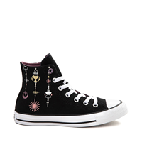 Chuck Taylor outlet Converse Heart Embroidery Classic Chuck Sneakers Black Size 8.5