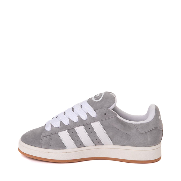 gray adidas suede shoes