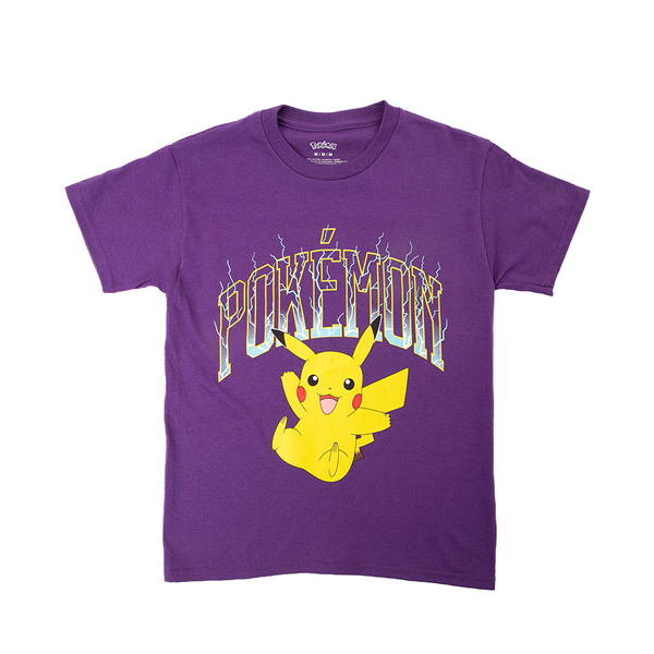 alternate view Pokémon Pikachu Tee - Little Kid / Big Kid - PurpleALT2