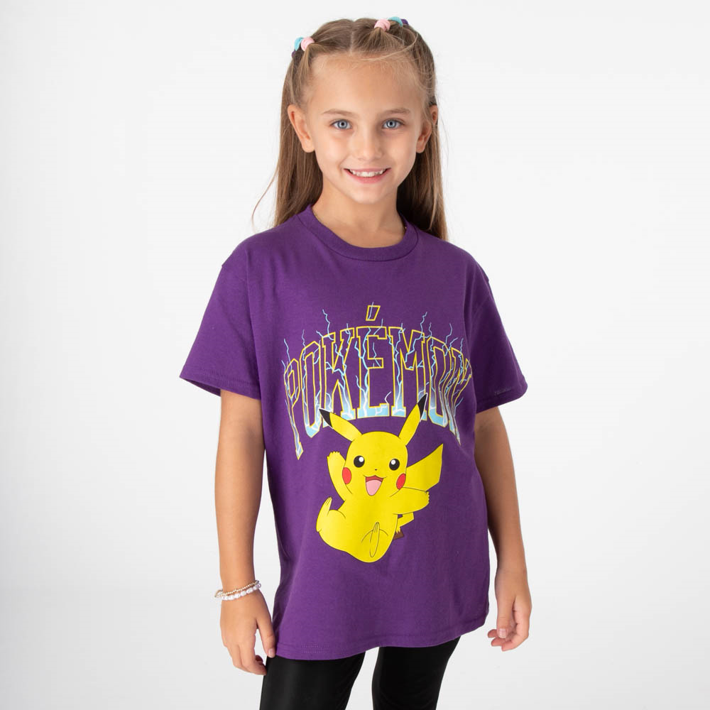 Pok&eacute;mon Pikachu Tee - Little Kid / Big Kid - Purple
