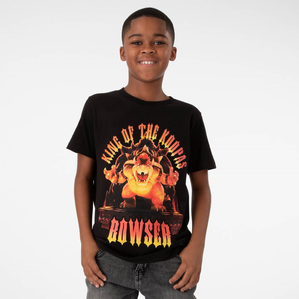 Super Mario Bros. Bowser Tee - Little Kid / Big Kid - Black