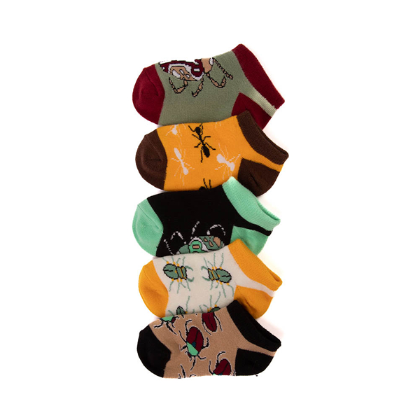 alternate view Bugged Out Glow Footies 5 Pack - Toddler - MulticolorALT2