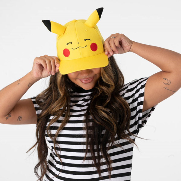 alternate view Pokémon Pikachu 3D Hat - YellowALT2