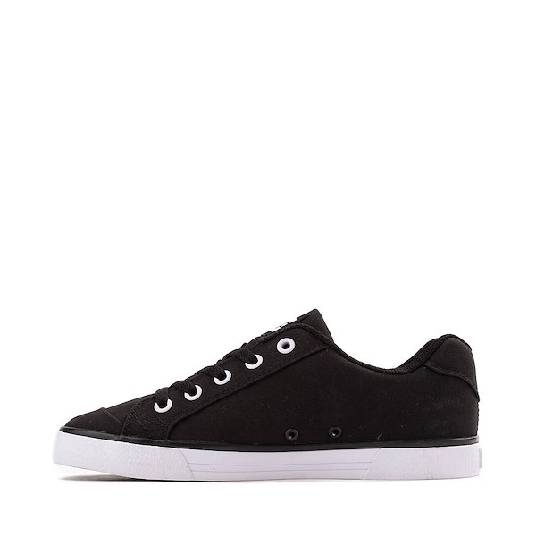 alternate view Womens DC Chelsea TX Skate Shoe - Black / WhiteALT1