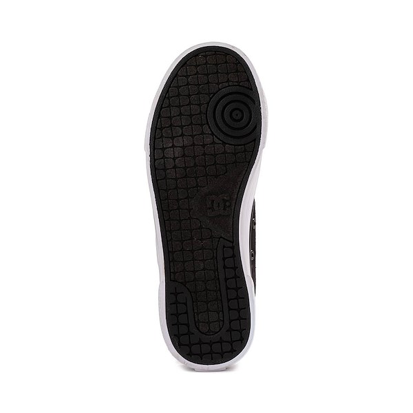 alternate view Womens DC Chelsea TX Skate Shoe - Black / WhiteALT3