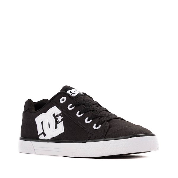 alternate view Womens DC Chelsea TX Skate Shoe - Black / WhiteALT5