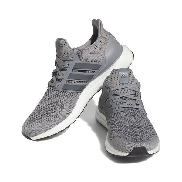 alternate view Mens adidas Ultraboost 1.0 Athletic Shoe - Grey / Core BlackHERO