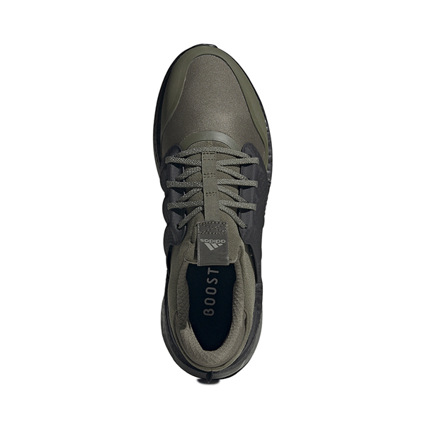 alternate view Mens adidas X_PLR Boost Athletic Shoe - Olive Strata / Shadow Olive / Silver PebbleALT2