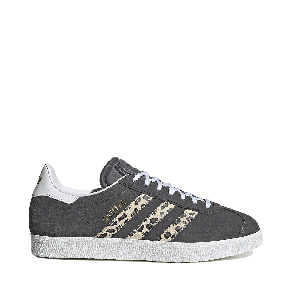 Womens adidas Gazelle Athletic Shoe - Grey / Wonder White / Core Black