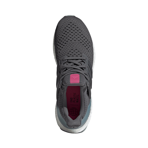 alternate view Womens adidas Ultraboost 1.0 Athletic Shoe - Grey / Pink FusionALT2