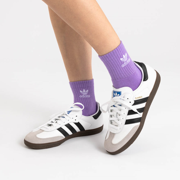 alternate view adidas Trefoil Quarter Socks 6 Pack - MulticolorALT1B