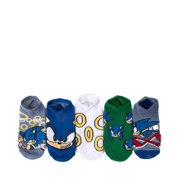alternate view Sonic the Hedgehog™ Footie Socks 5 Pack - Little Kid - BlueALT2