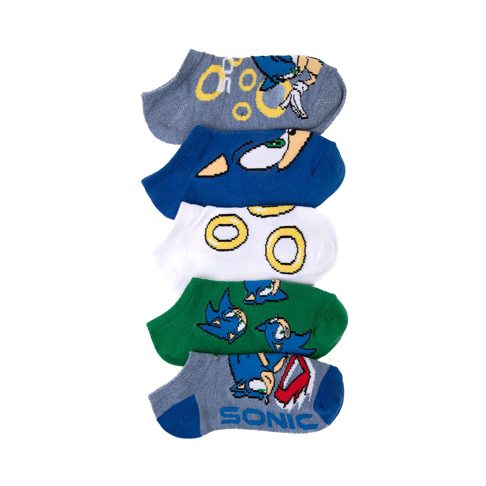 Sonic the Hedgehog&trade; Footie Socks 5 Pack - Little Kid - Blue
