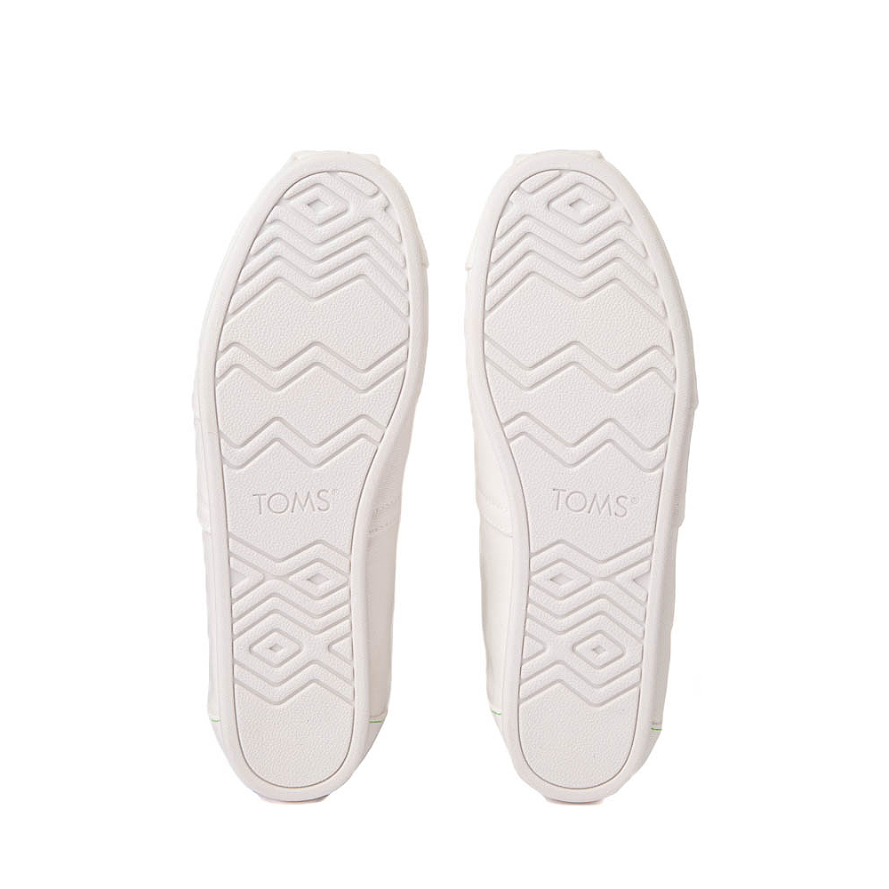 Mens TOMS Wear Good Alpargata Slip On Casual Shoe - White | Journeys