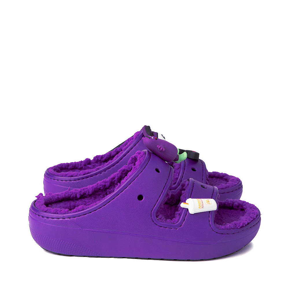 McDonald's® x Crocs Grimace Classic Cozzzy Slide Sandal - Purple | Journeys