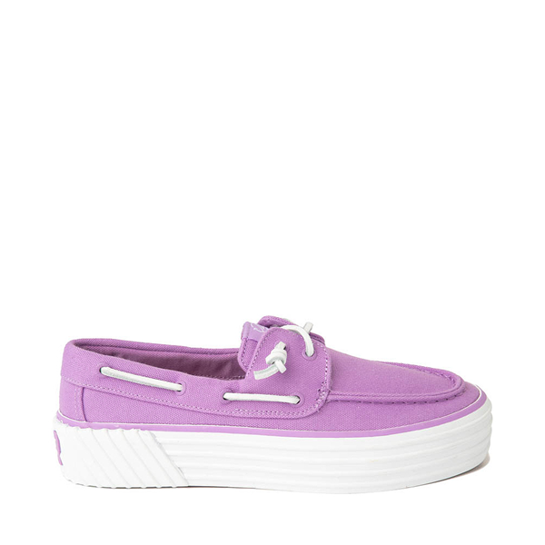 Main view of Womens Sperry Top-Sider SeaCycled&trade; Bahama 2.0 Platform Sneaker - Purple