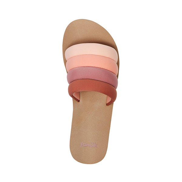 alternate view Womens Sanuk Puff N Slide Sandal - Baked ClayALT2