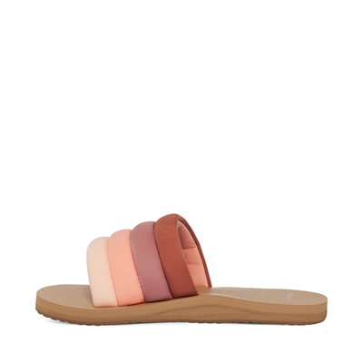 Alternate view of Womens Sanuk Puff N Slide Sandal - Baked Clay