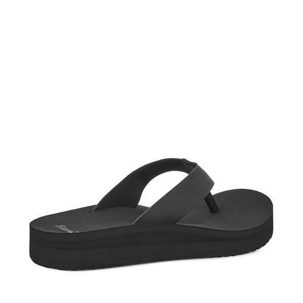 alternate view Womens Sanuk Highland ST Sandal - BlackALT4