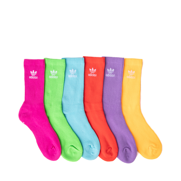 adidas Trefoil Crew Socks 6 Pack - Multicolor